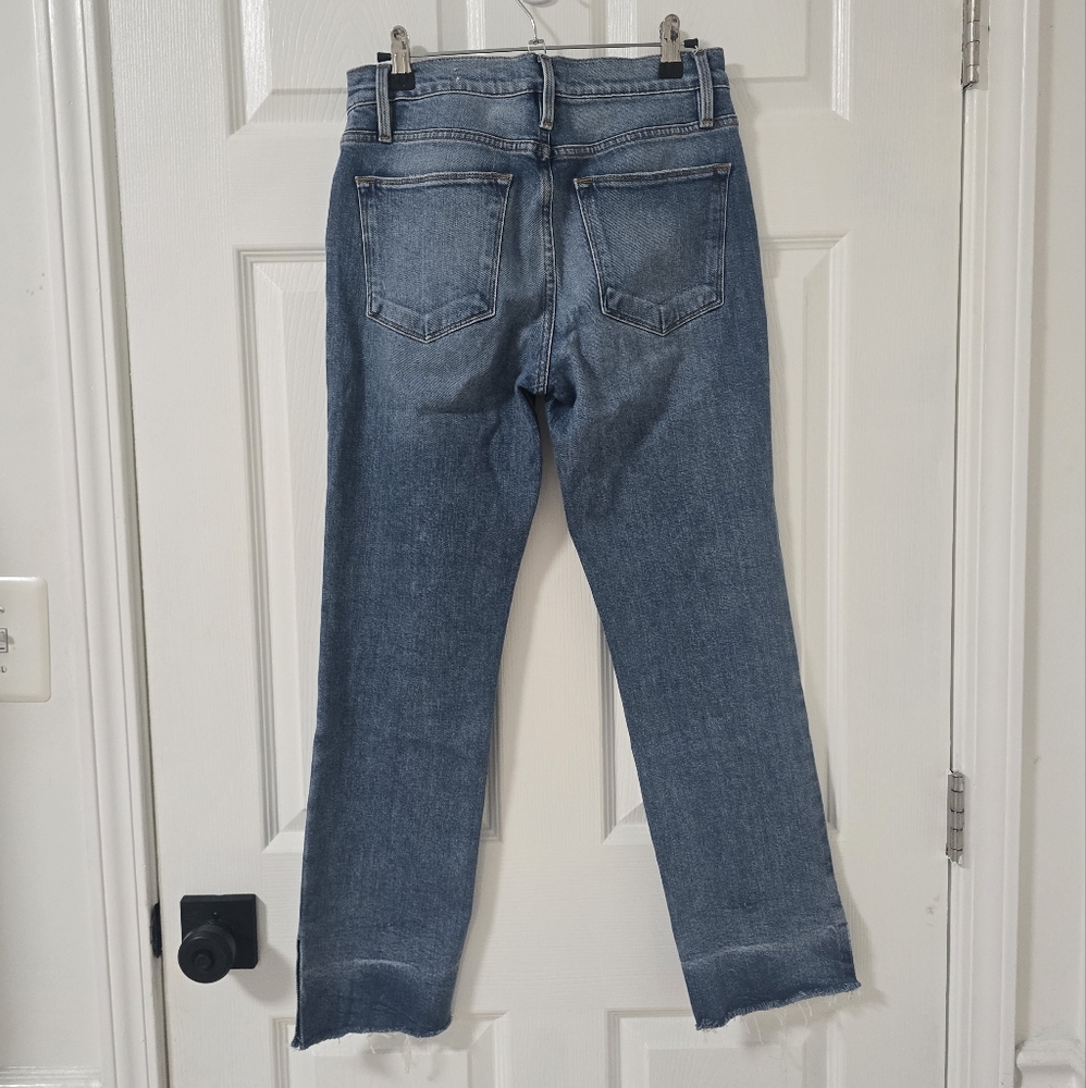 Frame Le High Straight Leg Crop Jeans Size 26 - Picture 9 of 10